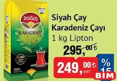 LİPTON SİYAH ÇAY KARADENİZ ÇAYI 1 KG fiyat ve kampanya bilgisi